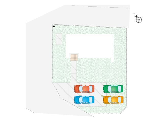 加須市下高柳　新築一戸建て　03　全12区画の外観|2025/10/14　撮影