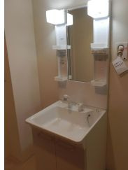 【独立洗面台】 | パティオ市谷 | 独立洗面台あり、毎朝おしゃれに忙しい女性の方におすすめです