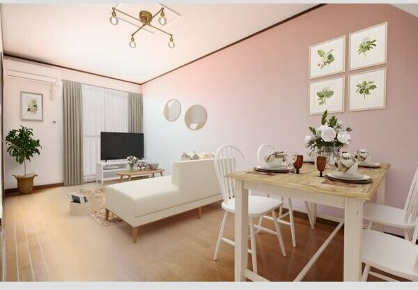 クレール石榑A・B・Cの居間・リビング