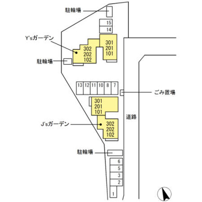 【区画図】 | Ysガーデン（ワイズガーデン）