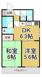 セントラル第2東園田の間取り
