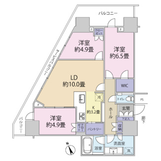 【玄関】 | ザ・タワー十条 | 重厚な玄関扉を開けると白を基調とした玄関がございます。
収納も大きく使い勝手のよい玄関スペースとなっております。