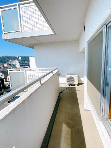 サーパス地吹園のバルコニー