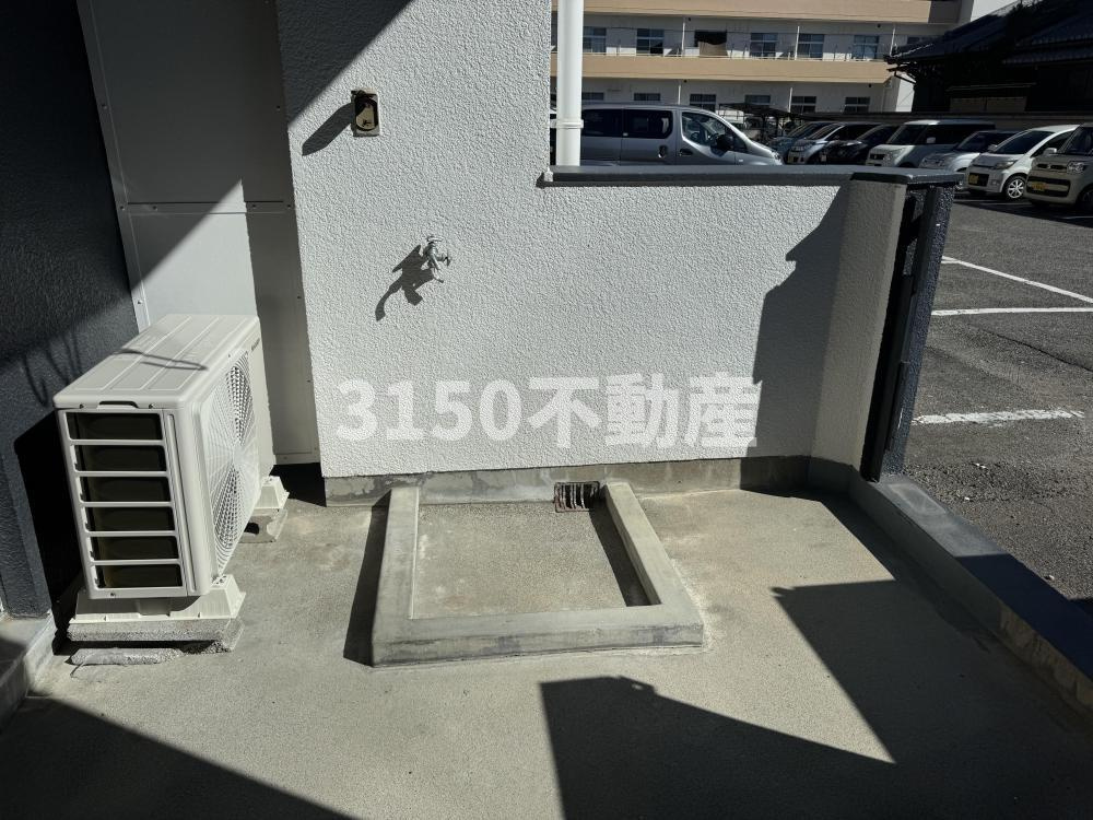 アヴィオン岐阜のバルコニー