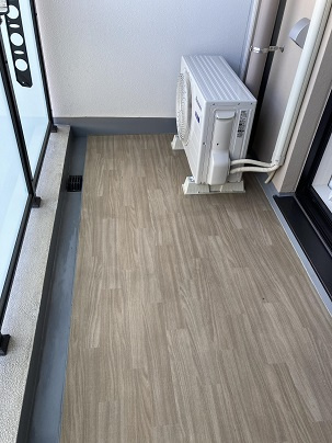 ソルティア橋本のバルコニー