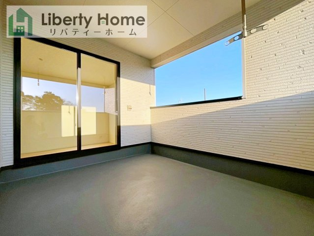 龍ケ崎市白羽第9　新築戸建のバルコニー