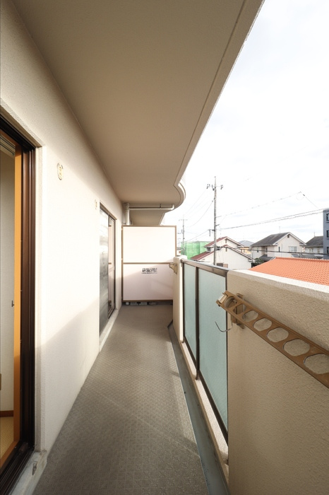 パークサイドＨＩＲＡＴＡのバルコニー