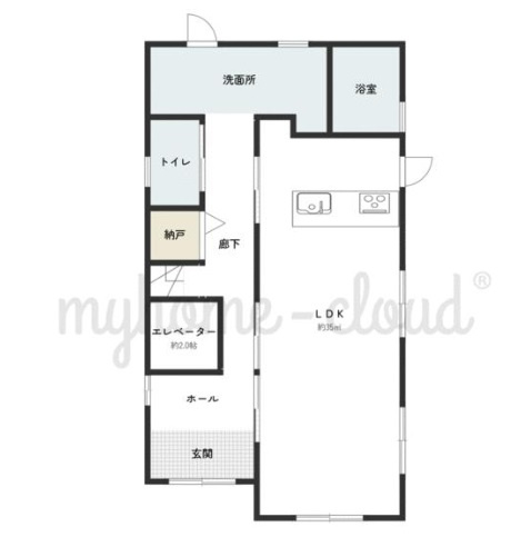 【間取り】 | 2階間取図です。