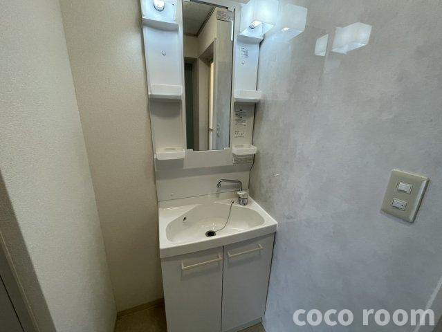 ドエル川村の洗面所