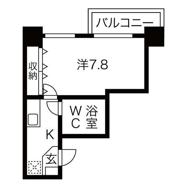 CLASS HILLS 難波南の間取り