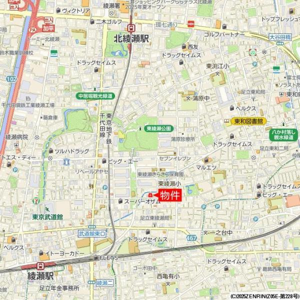 Ｓｏｌａｓｔ　Ｓｑｕａｒｅ綾瀬の地図