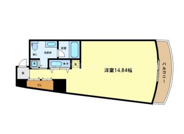 ザ・タワー大阪レジデンスの間取り|ザ・タワー大阪レジデンス　広々とした使い勝手の良い間取り