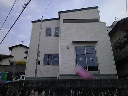 安芸郡府中町宮の町４丁目の前面道路含む現地写真