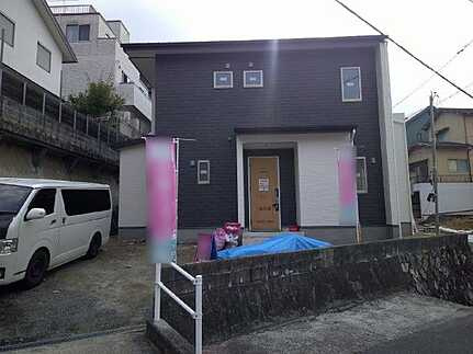 安芸郡府中町宮の町４丁目の前面道路含む現地写真