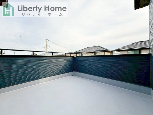 鹿嶋市平井東第1　新築戸建のバルコニー