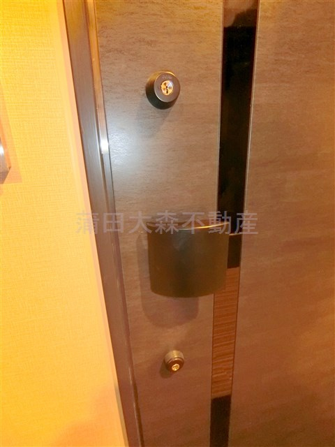 アークマーク大森町アジールコートの玄関