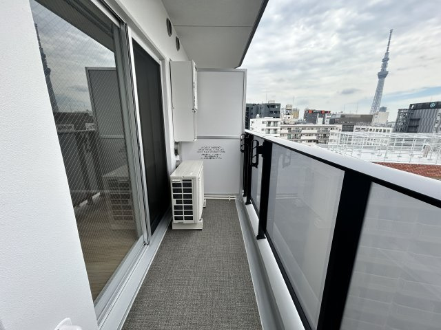 GRAN PASEO蔵前Ⅱのバルコニー|暖かな日差しのふりそそぐバルコニー