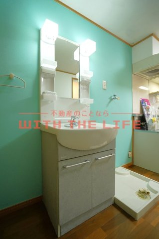 ウインドコート【キャッシュバック対象物件】の独立洗面台|独立洗面台、朝の身支度には欠かせません