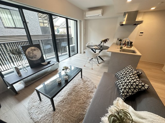 ＧＲＡＮ ＰＡＳＥＯ 広尾の居間・リビング|ゆったりとしたリビングです