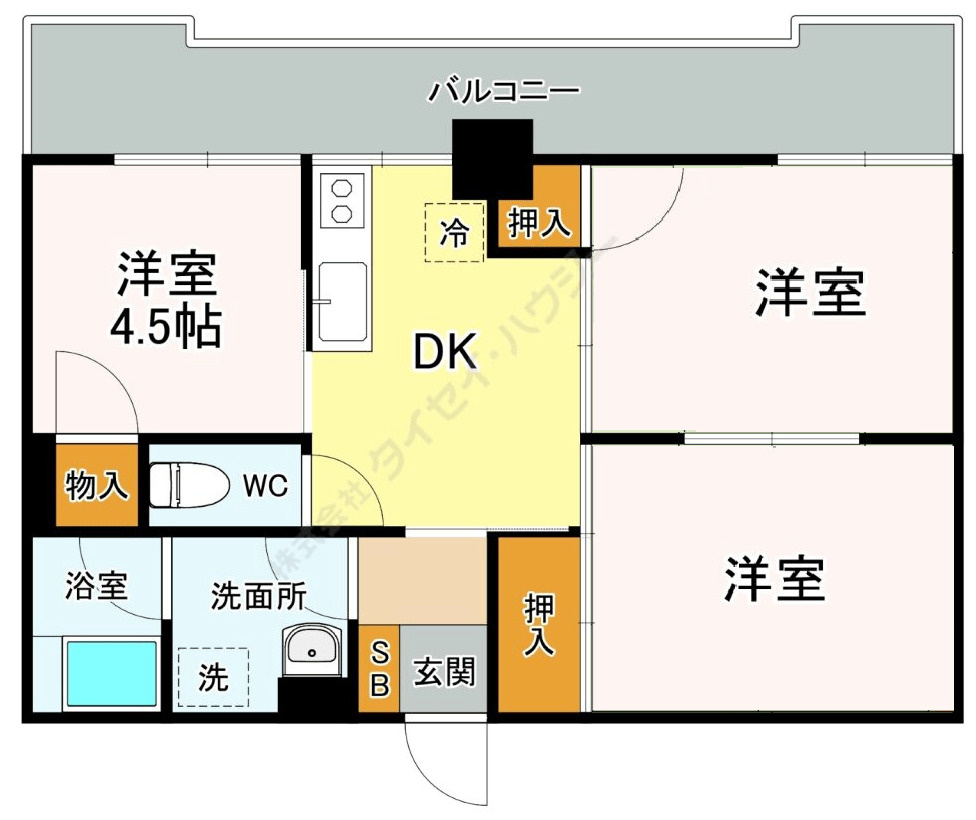 ＫＴＤ東福生の間取り