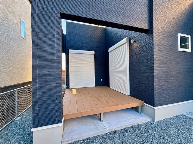 久留米市御井町第15号地のその他|様々な使い方ができるウッドデッキ