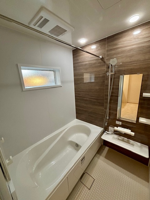 久留米市御井町第15号地の浴室|一日の疲れを癒す、やすらぎのバスルーム