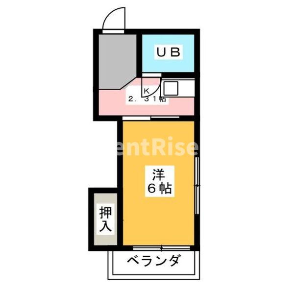 ハイツリトル松下の庭