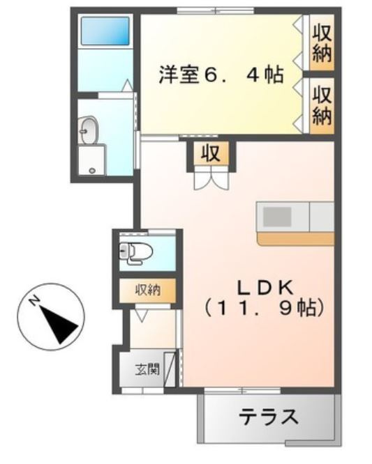 EAST ROCK2（イーストロック）の間取り