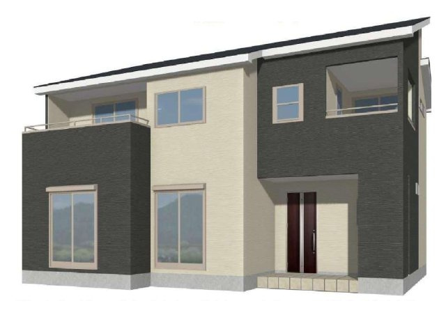 第3富士見町時沢　新築戸建　10号棟の完成予想図|富士見町時沢に全11棟の住宅を建築中です。
お客様のご都合に合わせて同仕様の物件もご見学頂けます♪
シンプルで飽きのこないデザインでおススメです☆