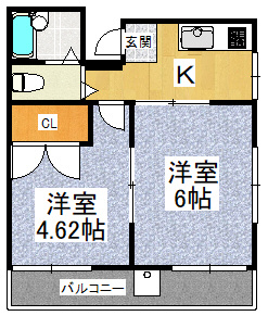 【間取り】 | リバティヒル富美ケ丘町