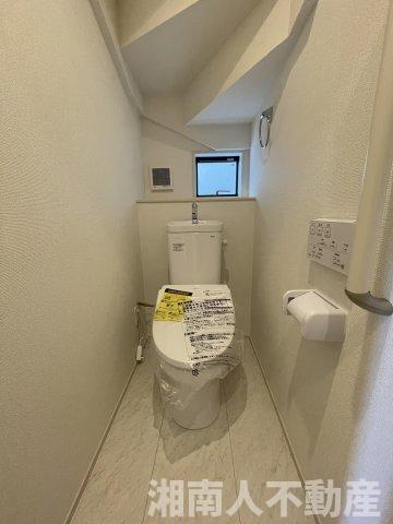 小田原市堀之内2期  新築戸建全7棟のトイレ|ゆったりとした空間のトイレです