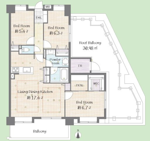 多摩市貝取１丁目の中古マンション