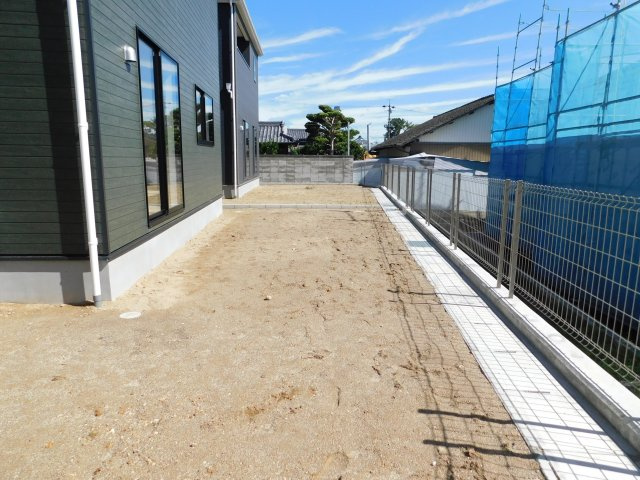 海部郡大治町大字八ツ屋字裏畑の新築一戸建の庭|◇庭◇　　ガーデニングやＢＢＱなど家族で楽しめる広い庭付き♪