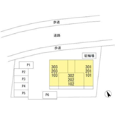プランドール・さくらの区画図