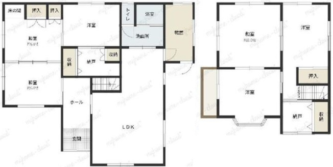 【間取り】 | 間取りは6SLDKになります。