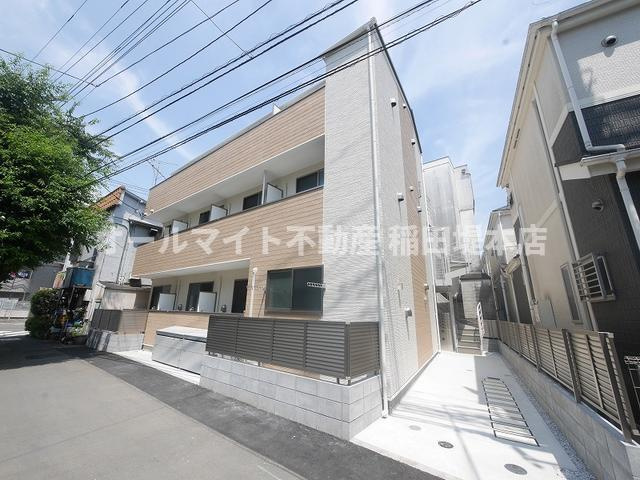 川崎市多摩区宿河原５丁目のアパートの外観