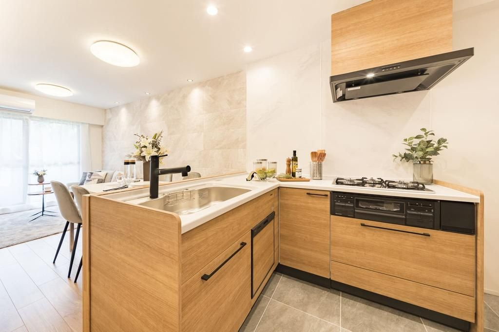 小金井市緑町５丁目の中古マンションのキッチン