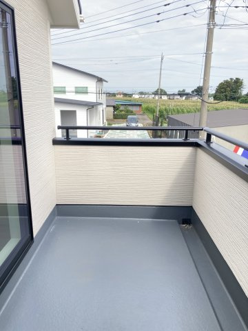 第3富士見町時沢　新築戸建　6号棟のバルコニー|洗濯物が沢山干せて便利なバルコニー付き♪