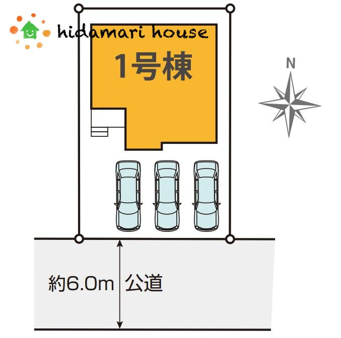 上尾市中分3期　新築戸建　TERRACE01の区画図