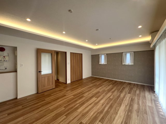 メゾネットタイプ専有面積１３０㎡！【横浜星の丘ビューシティ】の居間・リビング|リビングです