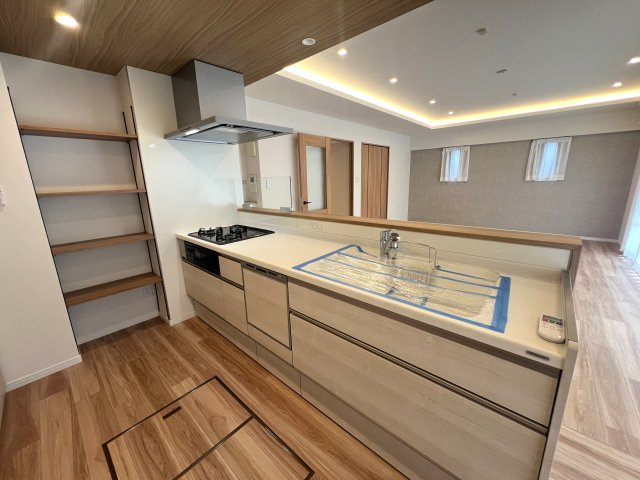 メゾネットタイプ専有面積１３０㎡！【横浜星の丘ビューシティ】のキッチン|お料理しやすいキッチンです