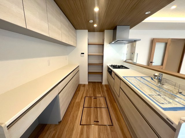 メゾネットタイプ専有面積１３０㎡！【横浜星の丘ビューシティ】のキッチン|使いやすいキッチンです