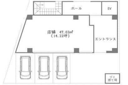 堺市堺区翁橋町　貸店舗[物件番号：798196] の間取り