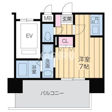 ドゥーエ森ノ宮 の間取り