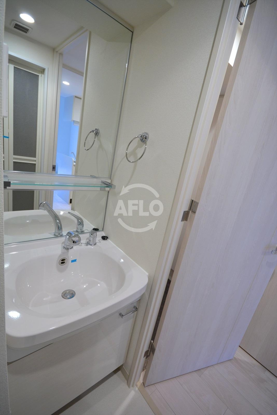 プレサンス北浜ラフェスタの独立洗面台|プレサンス北浜ラフェスタ　独立洗面台