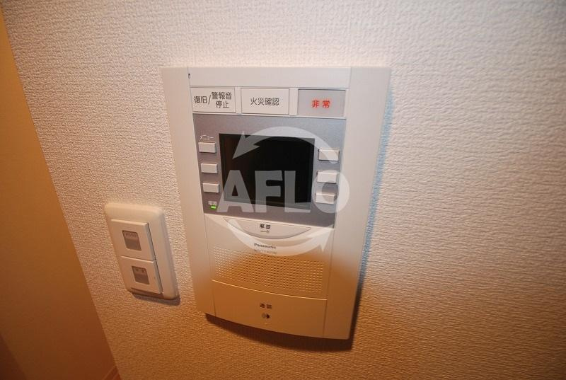 プレサンス北浜ラフェスタのセキュリティ|プレサンス北浜ラフェスタ　モニター付きインターフォン