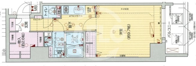 プレサンス北浜ラフェスタの間取り|プレサンス北浜ラフェスタ　間取り