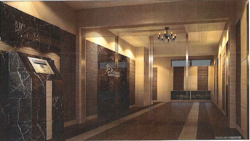 プレサンス北浜ラフェスタのロビー|プレサンス北浜ラフェスタ　エントランス