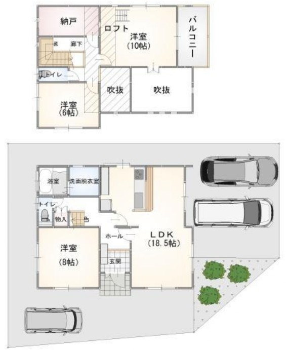 草津市新浜町　中古戸建て
