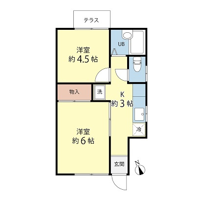 カーサ北馬込の間取り